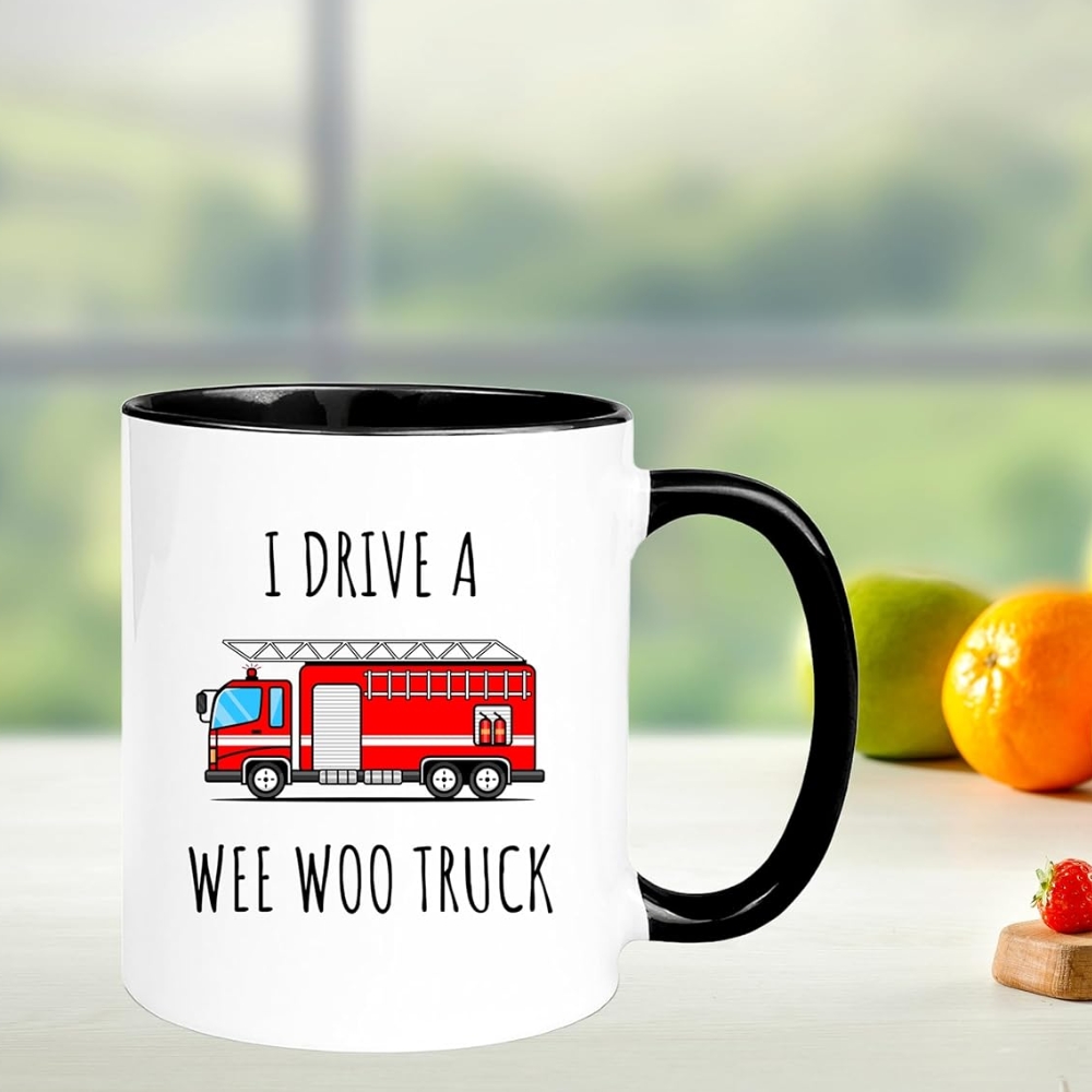 I Drive a Wee Woo Truck, Fire Department, Gift for Firefighter
