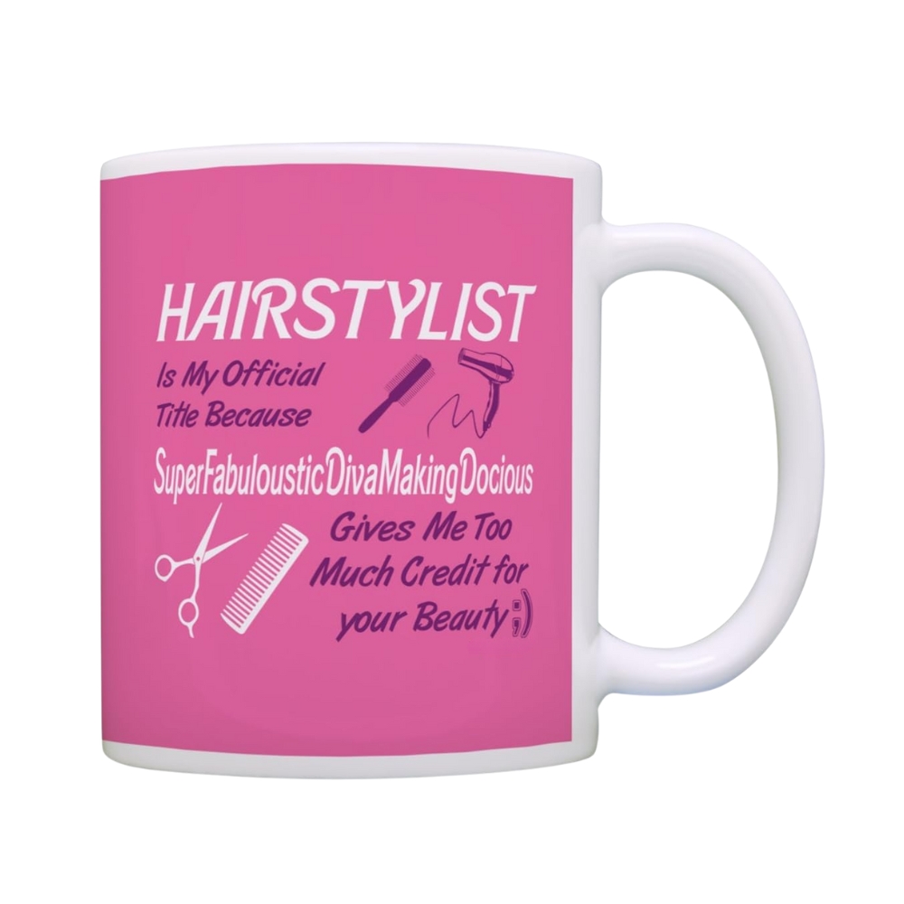 Funny Hairstylist Gift Official Title Too Pretentious