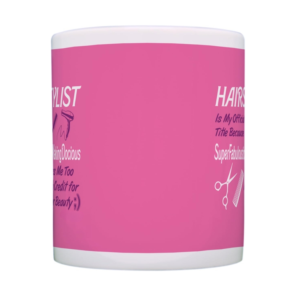 Funny Hairstylist Gift Official Title Too Pretentious