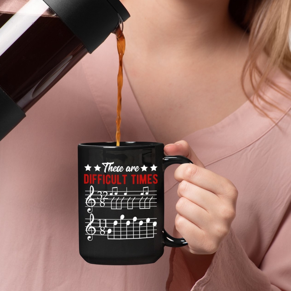 Musician, Black 15oz Ceramic Mug