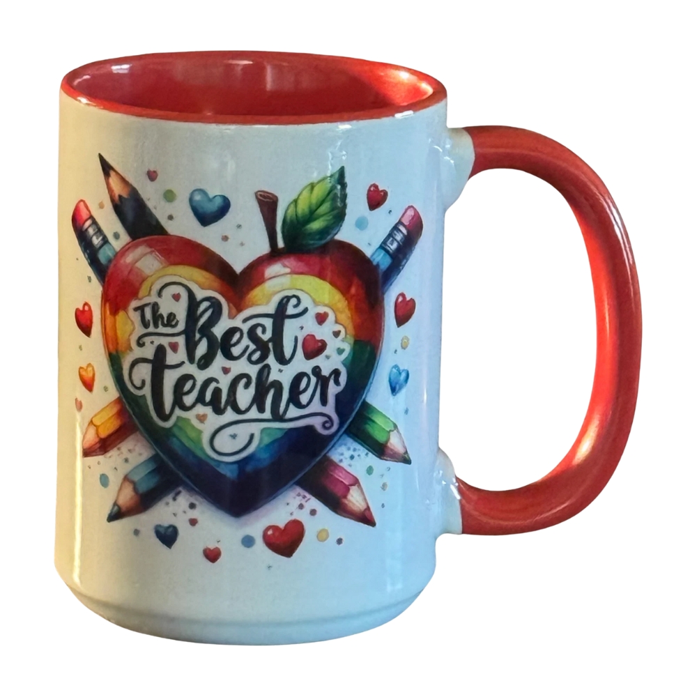 11oz/15oz Handmade Ceramic Coffee/Tea Mug-Cup The Best Teacher