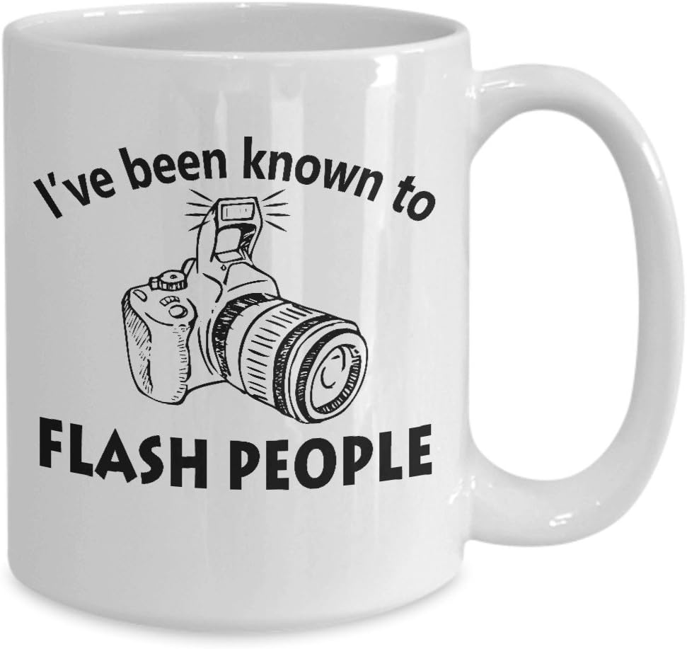 Funny Photographer Coffee Mug I Flash People Photography Gift