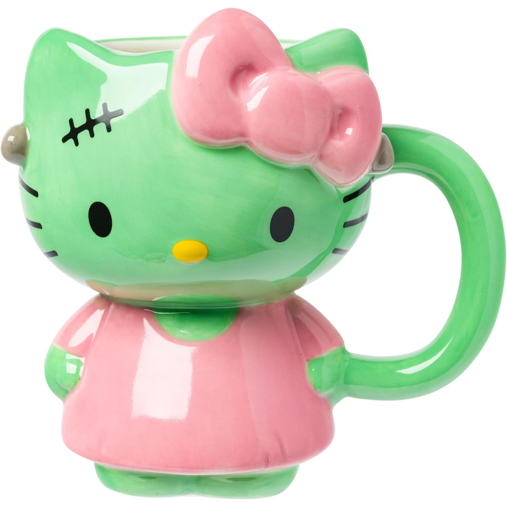 Christmas Snowman Cat Ceramic Mug With 3D Design