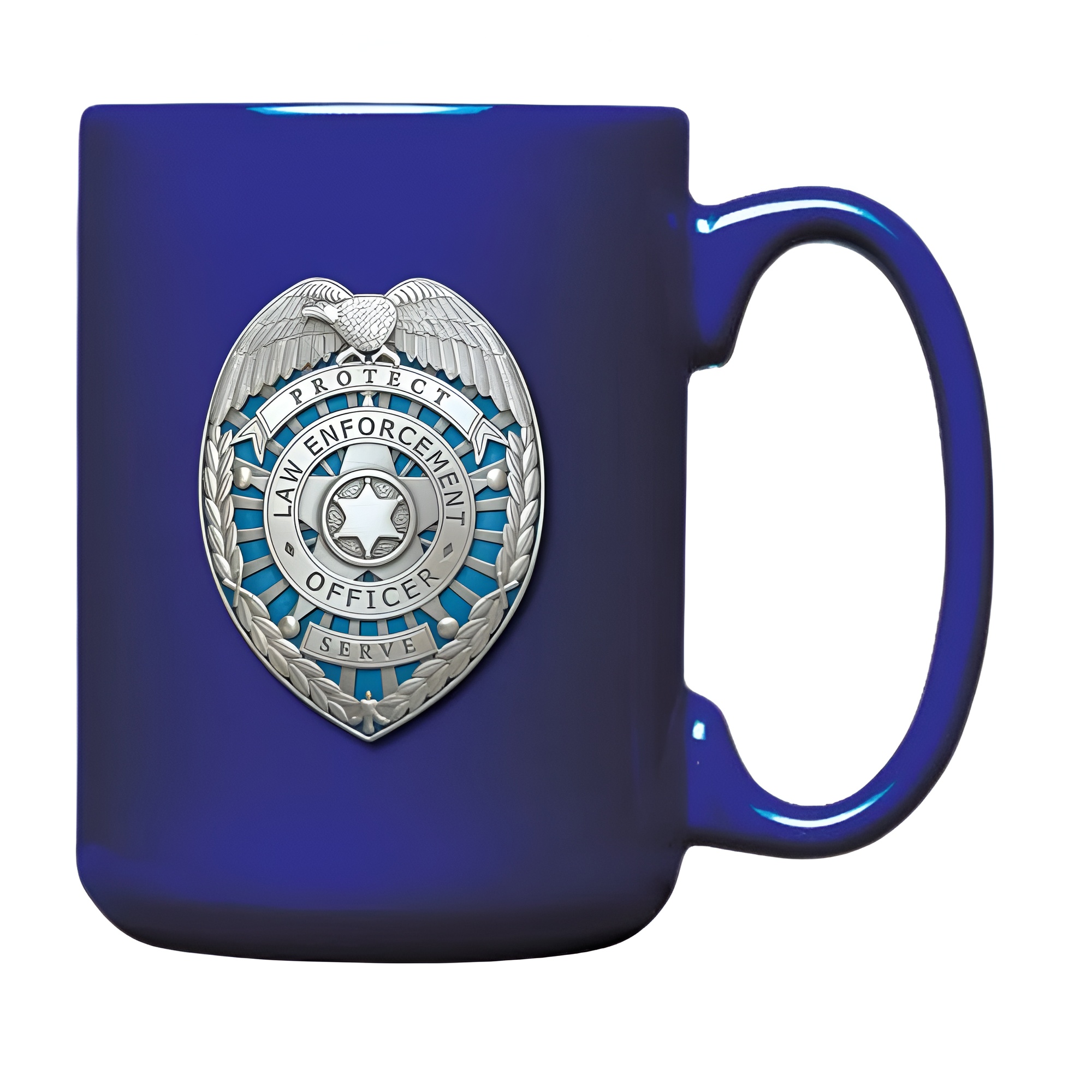 Law Enforcement Coffee Mug - glass coffee mug 16 ounces