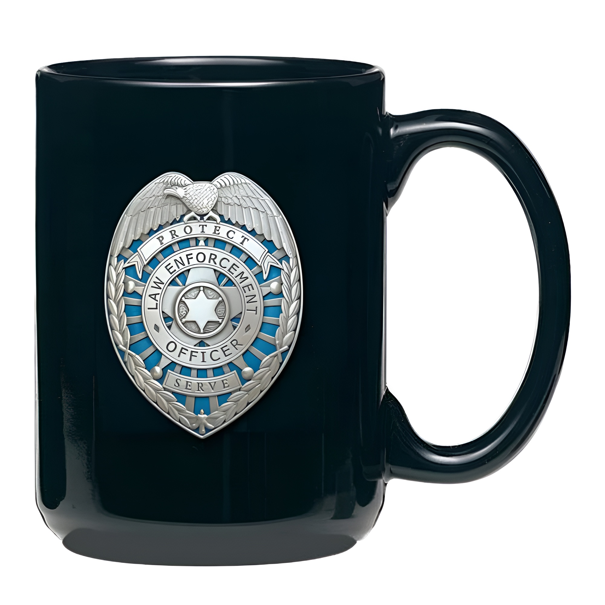Law Enforcement Coffee Mug - glass coffee mug 16 ounces