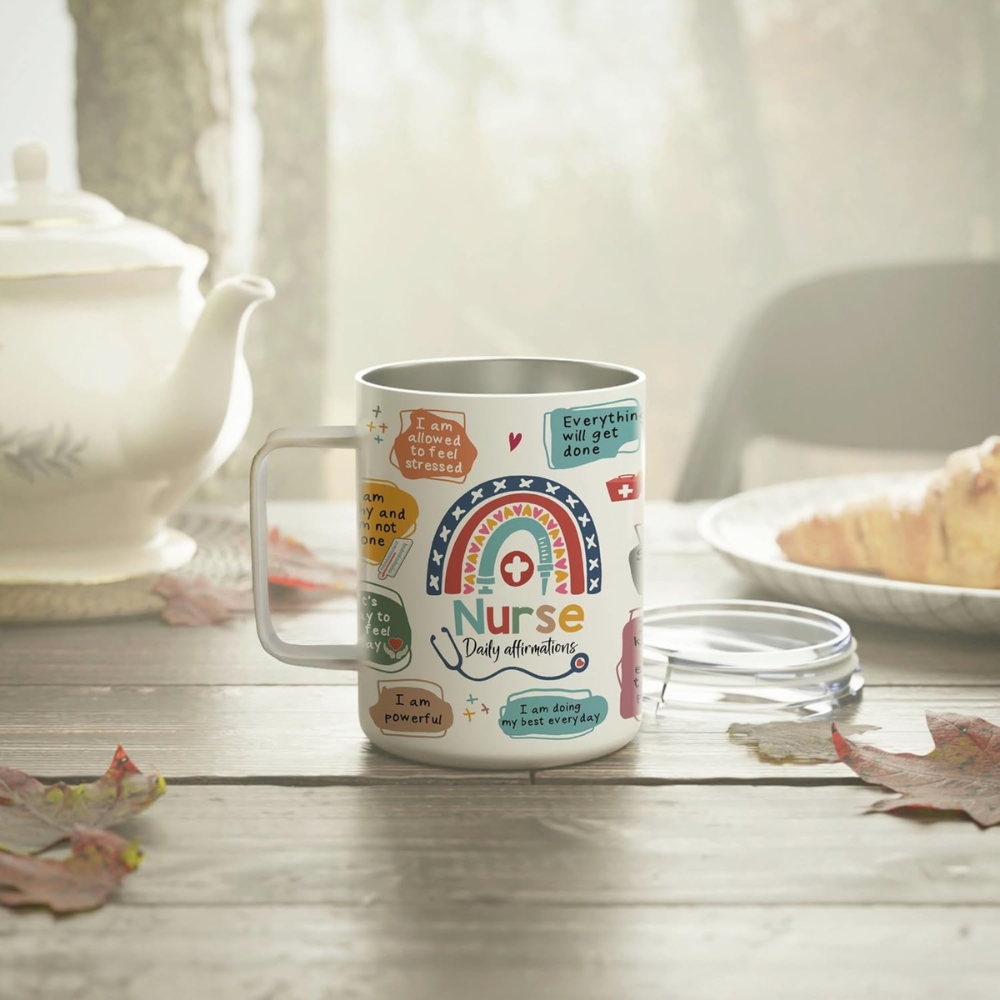 Hyturtle Nurse Daily Affirmation Coffee Tumbler - 12oz 