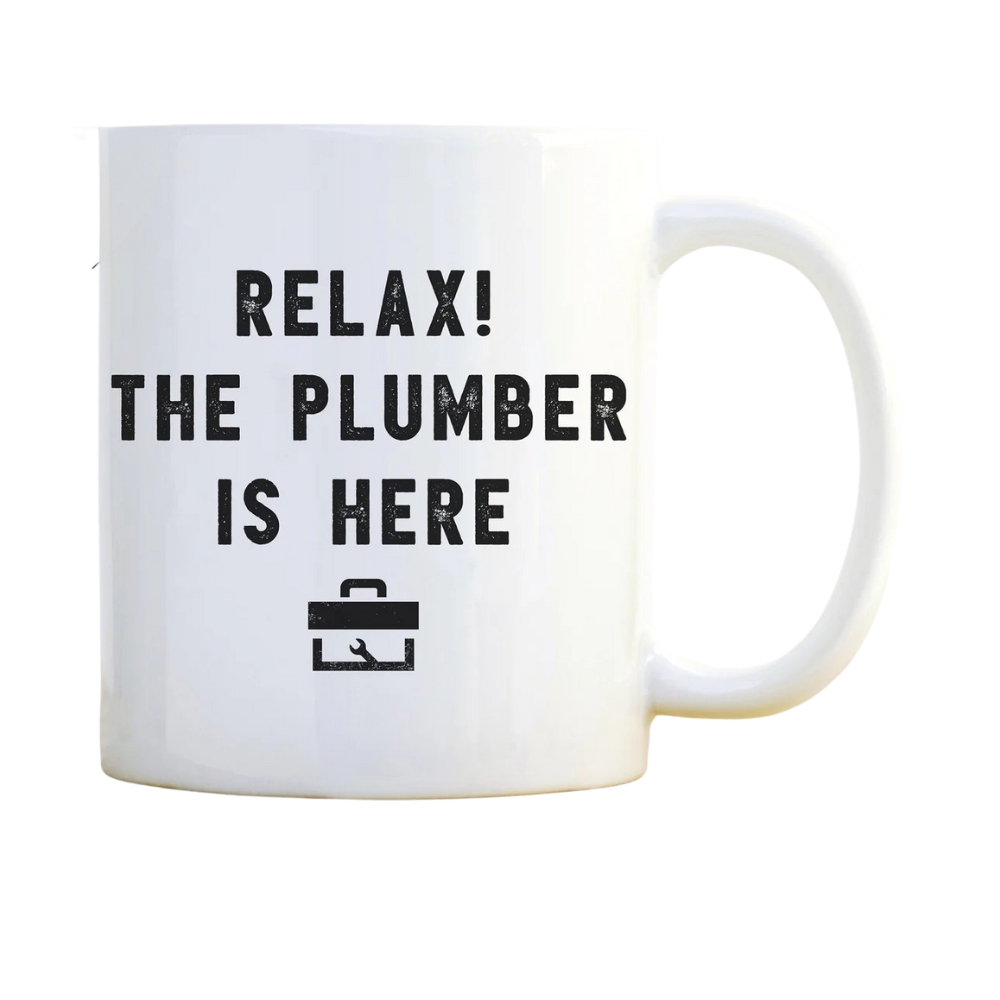 Plumber Mug - The Plumber is Here, Plumbing Coffee Mug, Best Plumber Ever Mug