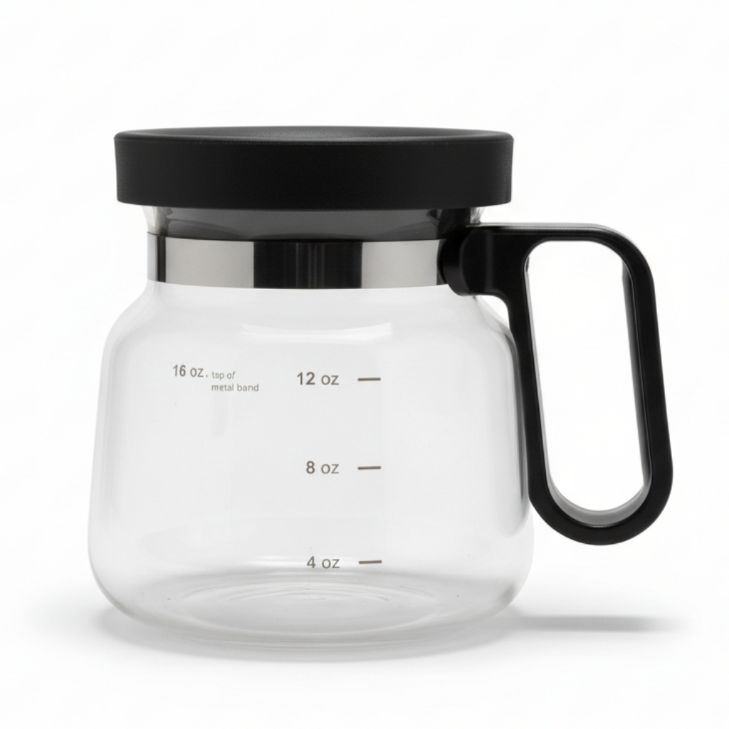 16 OZ Glass Coffee Mug