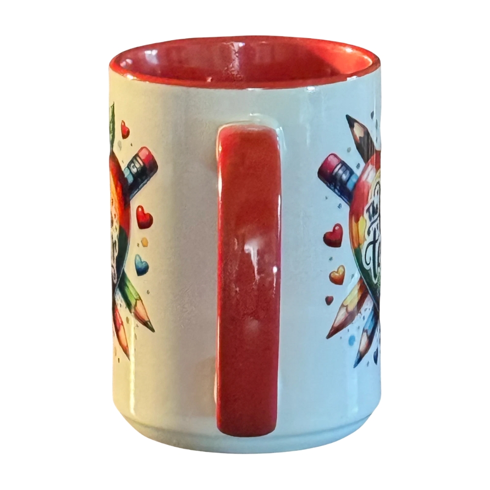 11oz/15oz Handmade Ceramic Coffee/Tea Mug-Cup The Best Teacher