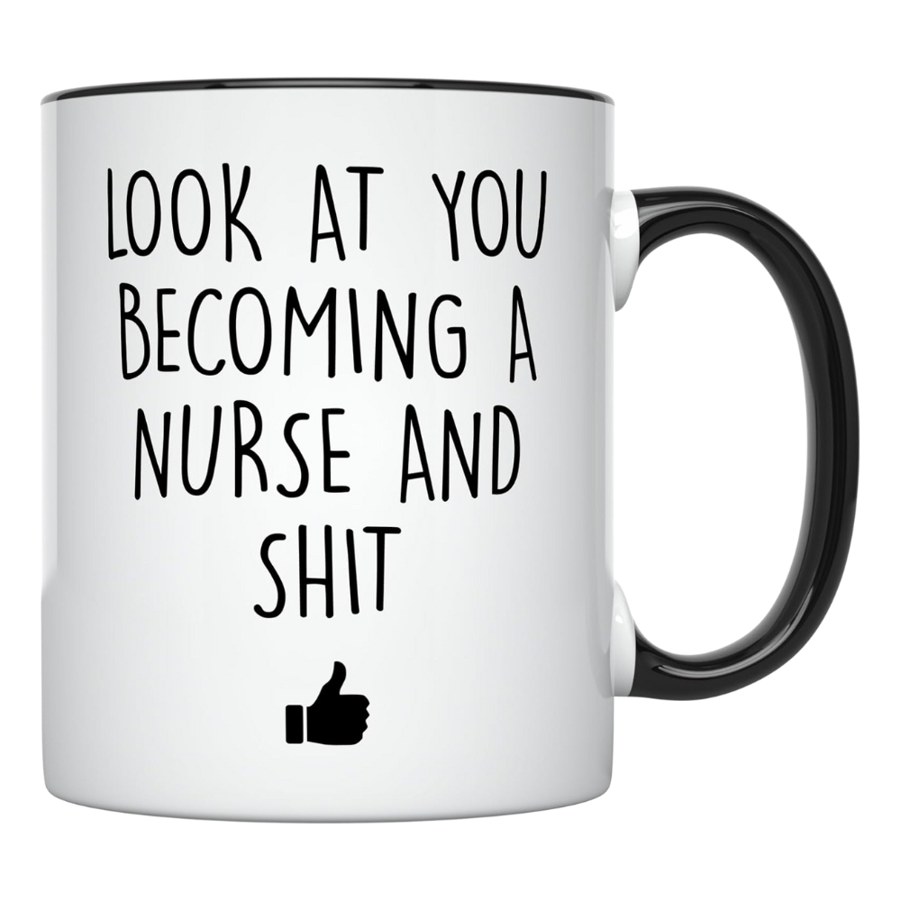 Designs Nursing School Coffee Mug, 11 Ounces, Nursing Graduation