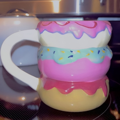 16oz Stoneware Donut Shaped Mug - Mineral Mug