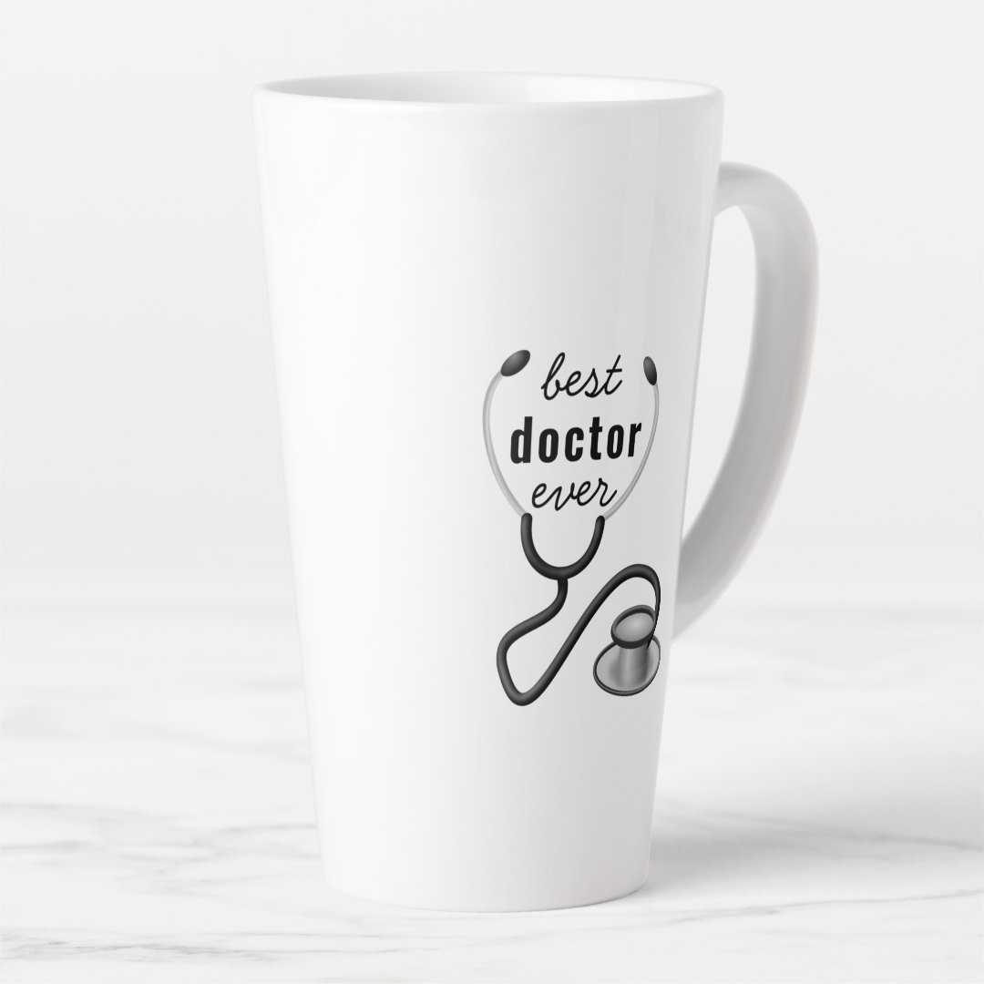 Doctor Quote And Stethoscope Printed Coffee Mug