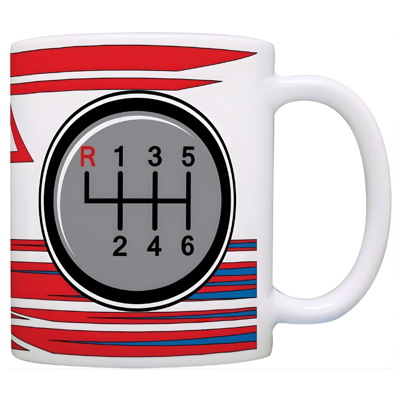 Piston Heartbeat Mechanic Printed Mug
