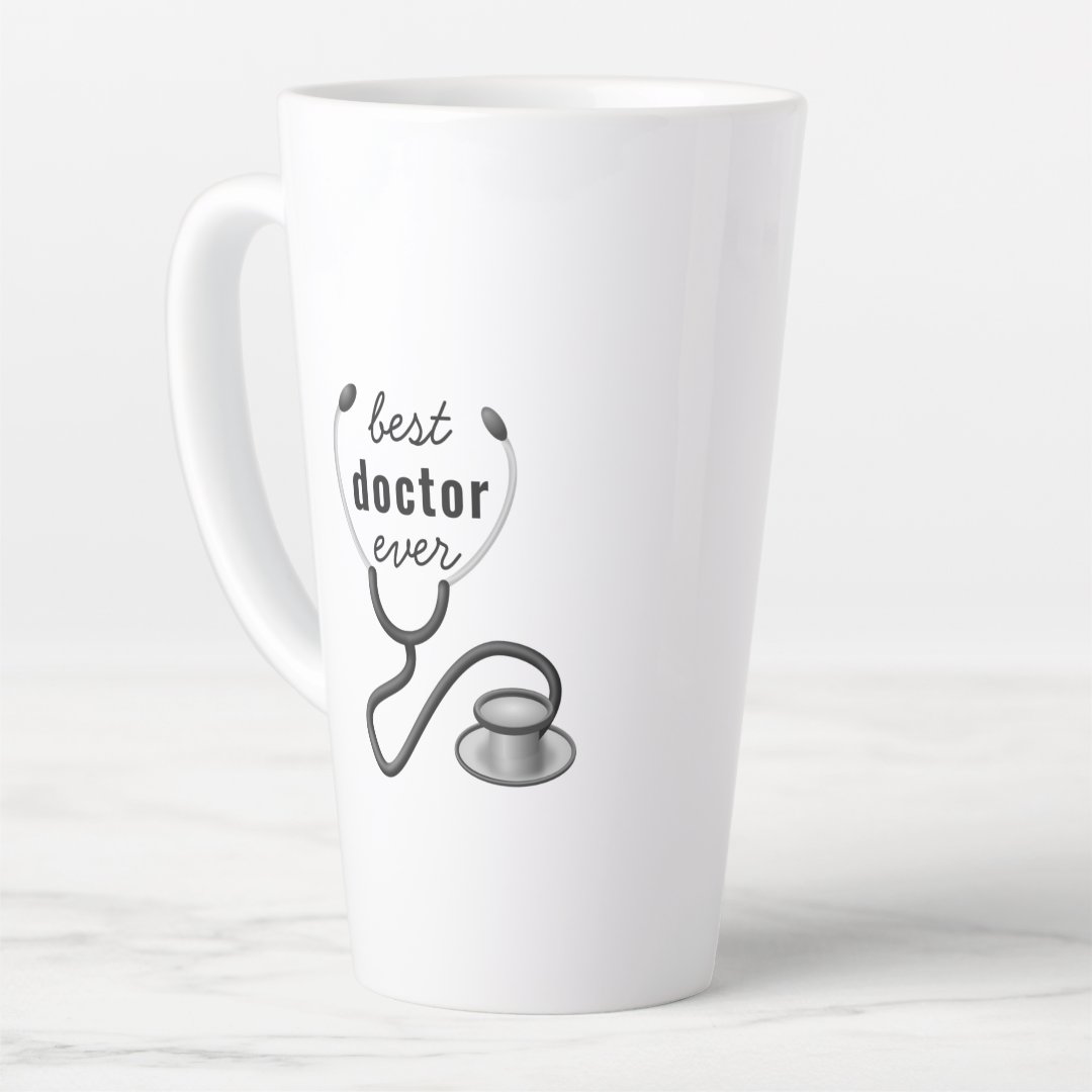 Doctor Quote And Stethoscope Printed Coffee Mug
