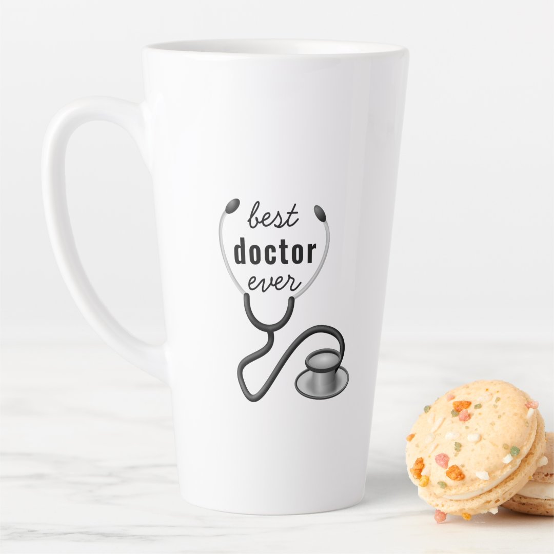 Doctor Quote And Stethoscope Printed Coffee Mug