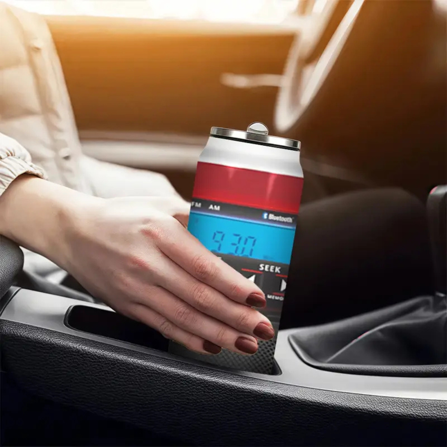 17 Oz Stainless Steel Travel Coffee Mug With Lid