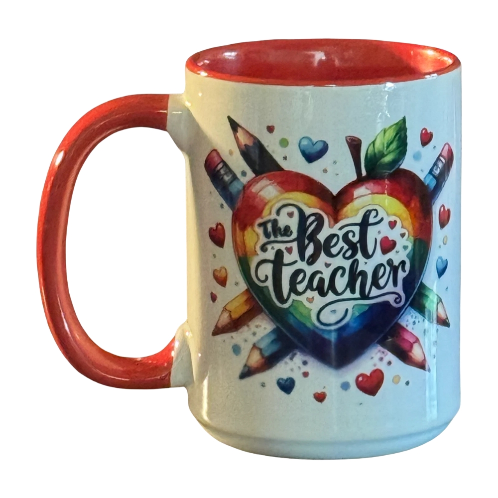 11oz/15oz Handmade Ceramic Coffee/Tea Mug-Cup The Best Teacher