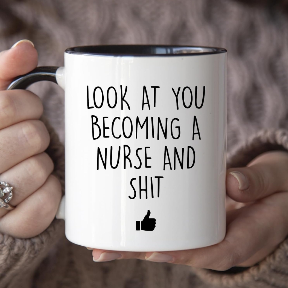 Designs Nursing School Coffee Mug, 11 Ounces, Nursing Graduation