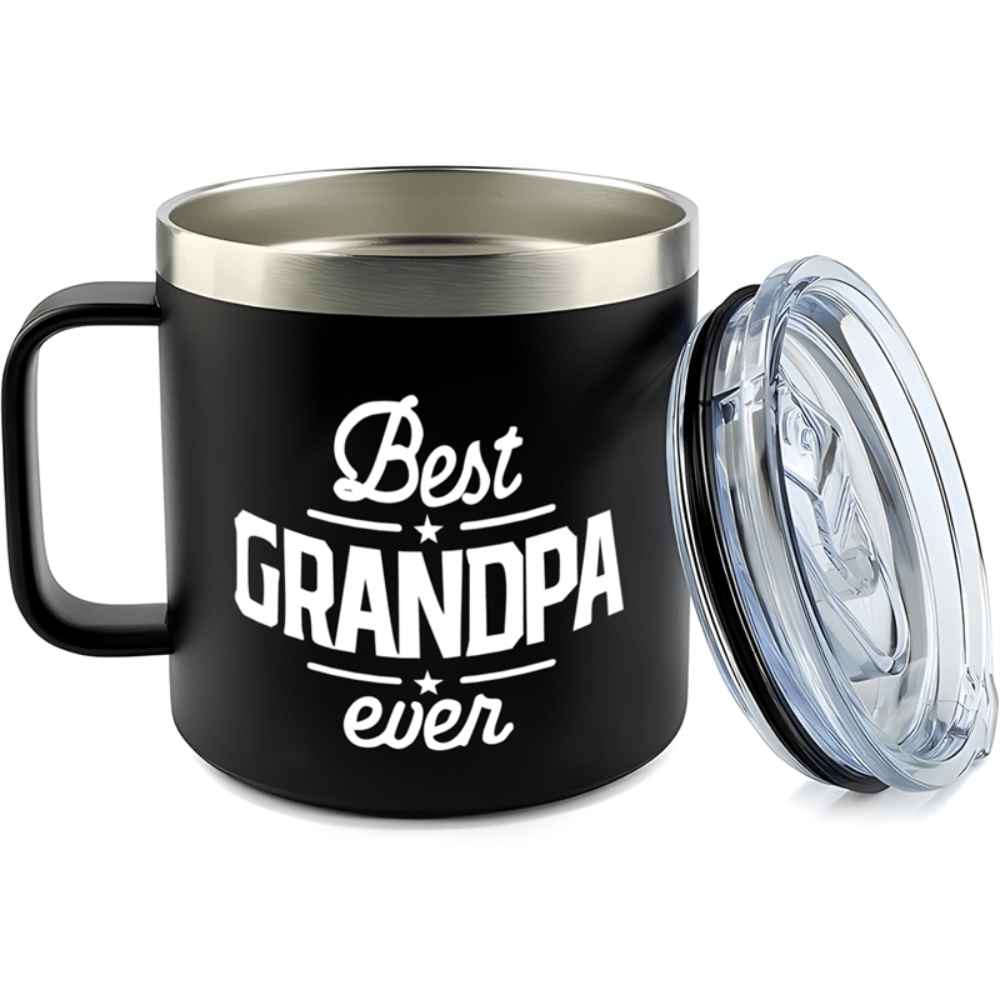 14oz Stainless Steel Insulated Travel Mug for Grandpa