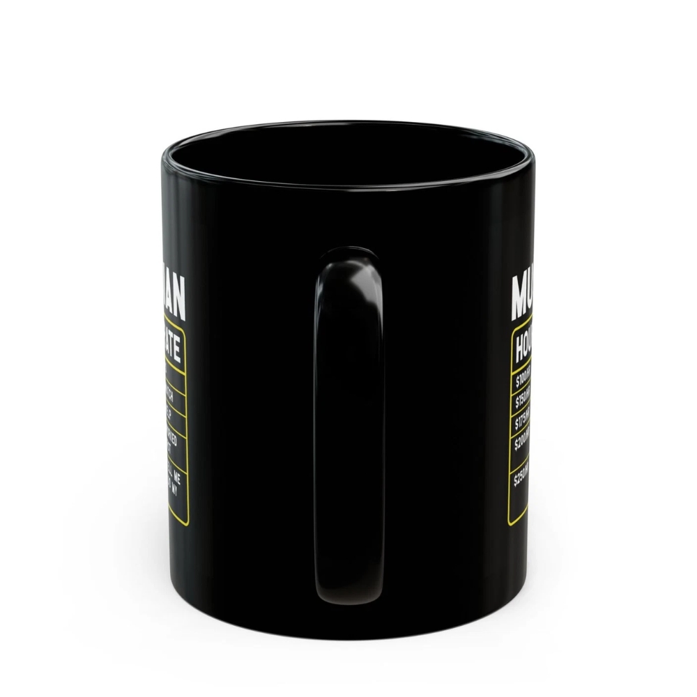 Musician's Hourly Rate Mug | Funny Coffee Cup for Musicians,
