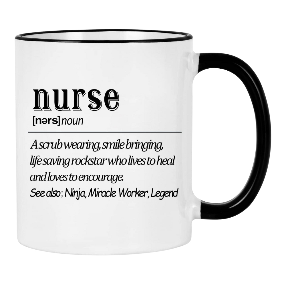 Nurse Gifts Mug, Nurse Noun Mug, Funny Miracle Worker Nurse Mug