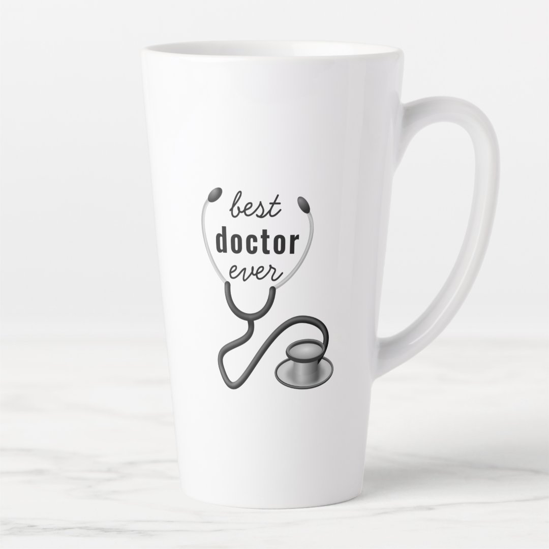 Doctor Quote And Stethoscope Printed Coffee Mug