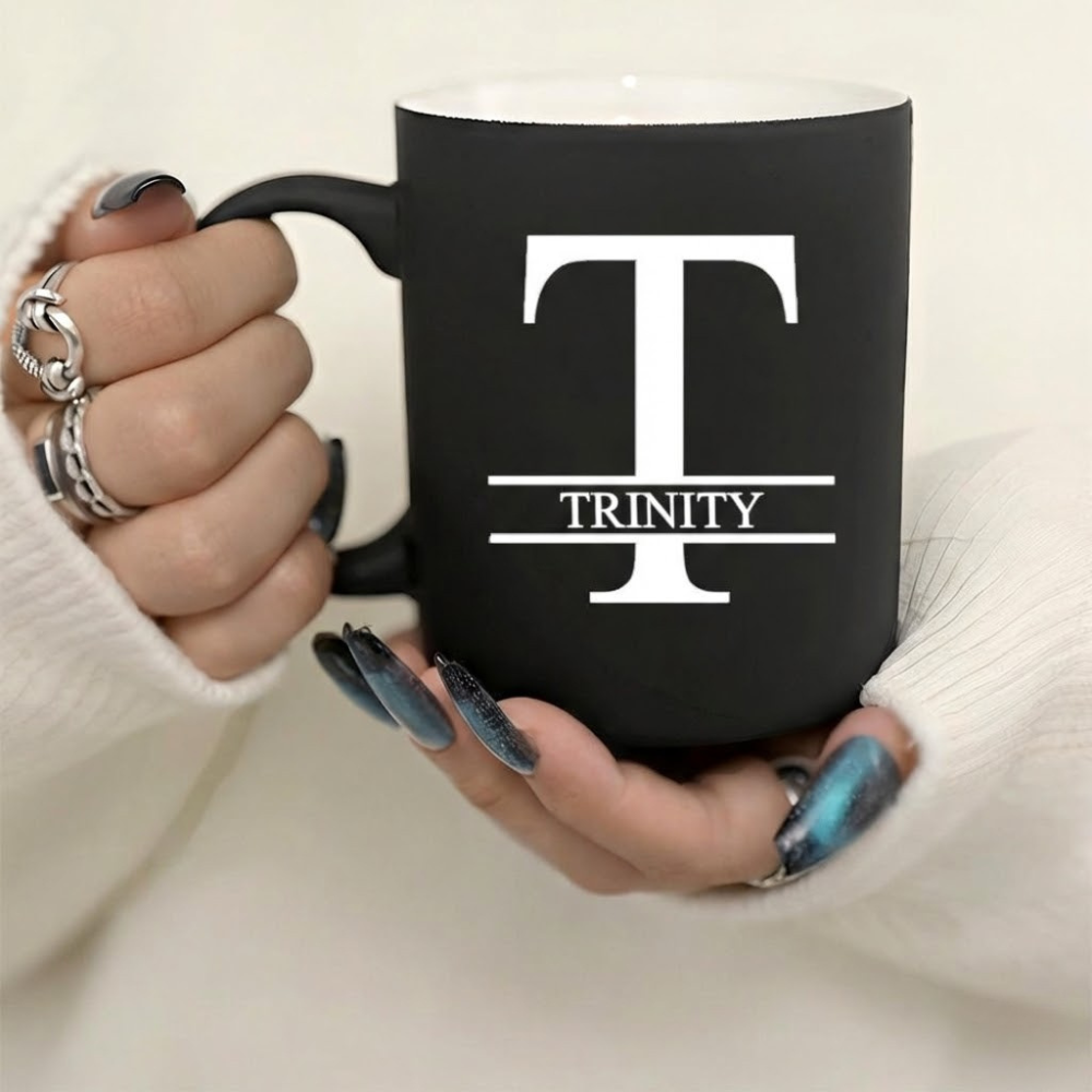 Personalized Letter Ceramic Mug Custom Design