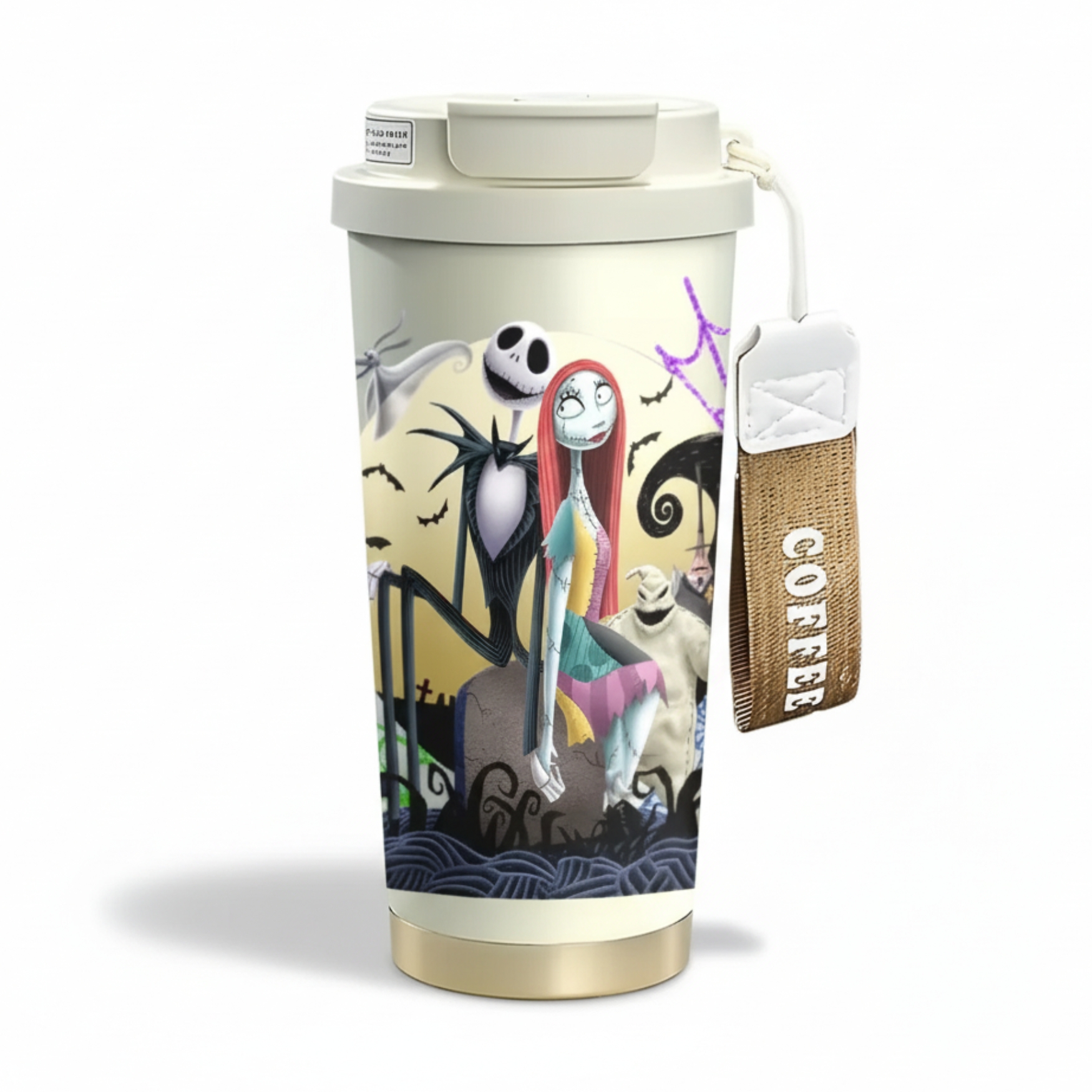 18 Oz Nightmare Before Christmas Tumbler With Lid 