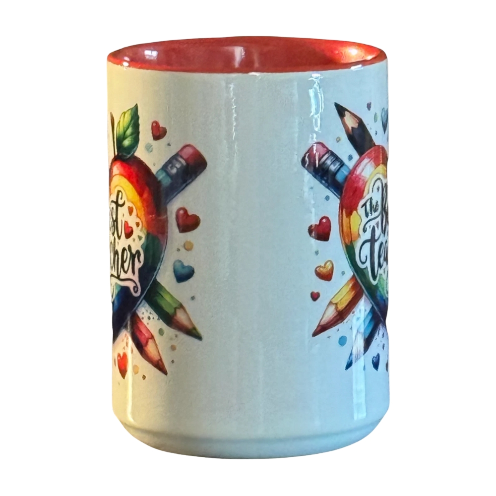 11oz/15oz Handmade Ceramic Coffee/Tea Mug-Cup The Best Teacher