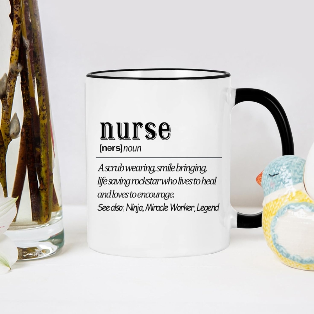 Nurse Gifts Mug, Nurse Noun Mug, Funny Miracle Worker Nurse Mug
