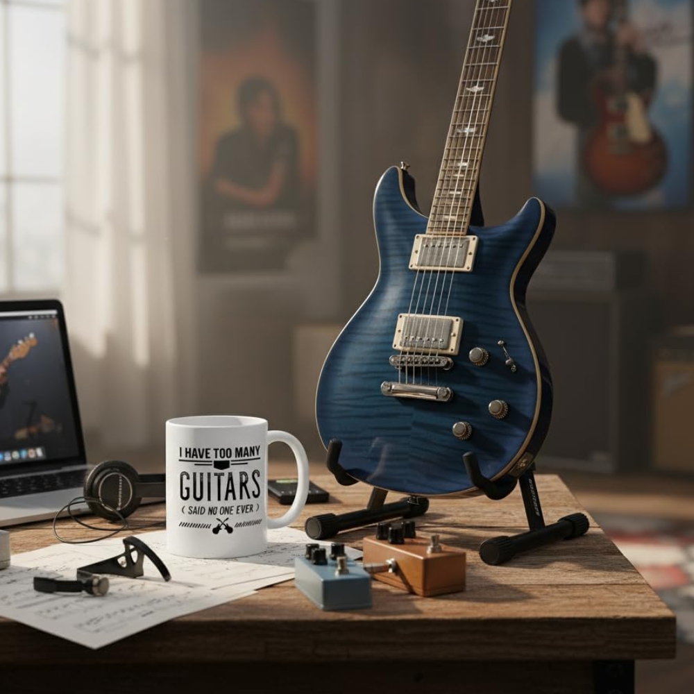 Casitika I Have Too Many Guitars Said No One Ever 11 oz Funny Coffee Mug