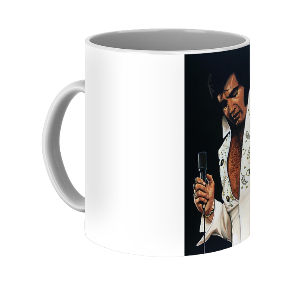 Elvis Presley Painting Coffee Mug