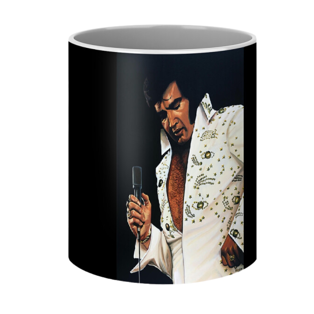 Elvis Presley Painting Coffee Mug