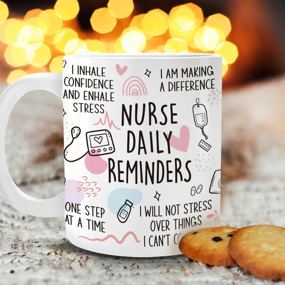 Reminders Mug Gift for nurse women, Female nurses