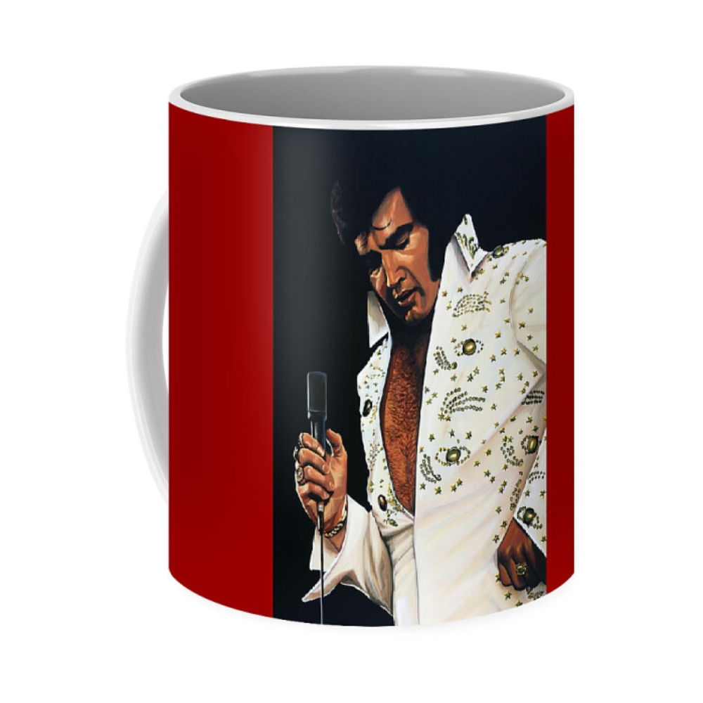 Elvis Presley Painting Coffee Mug