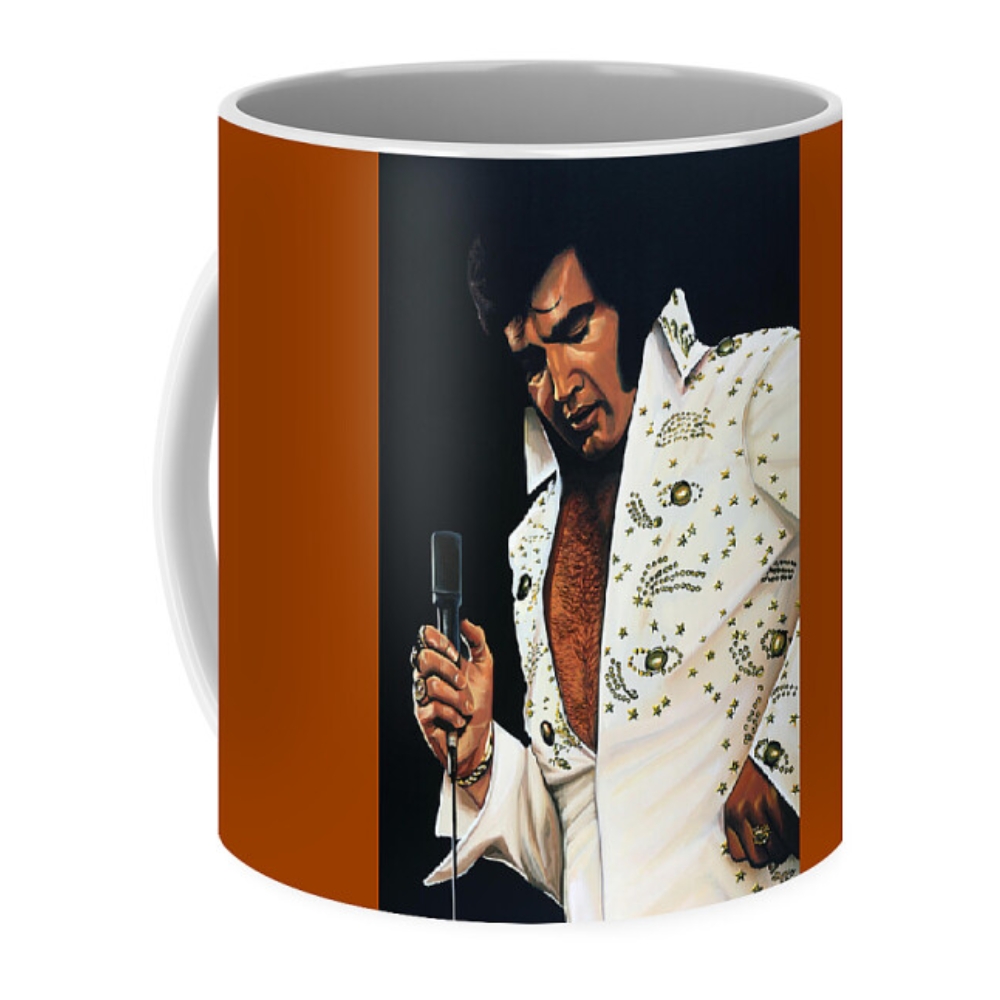 Elvis Presley Painting Coffee Mug