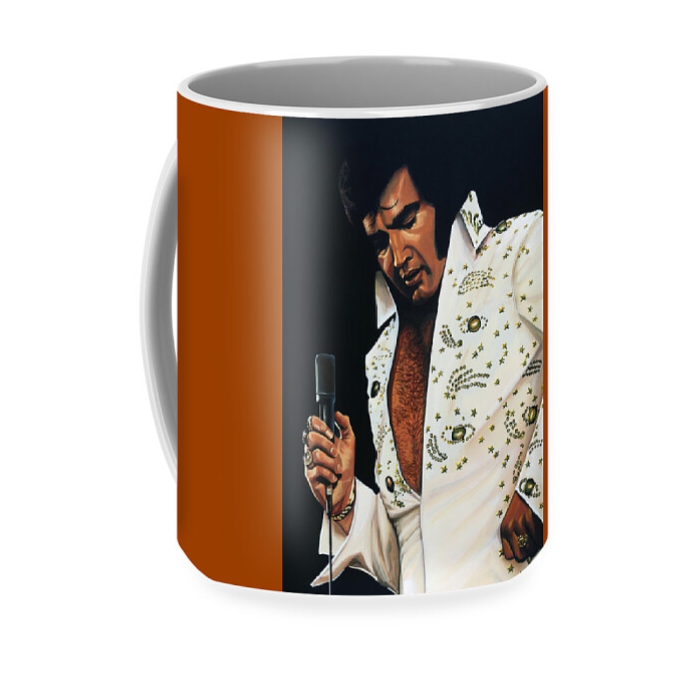 Elvis Presley Painting Coffee Mug