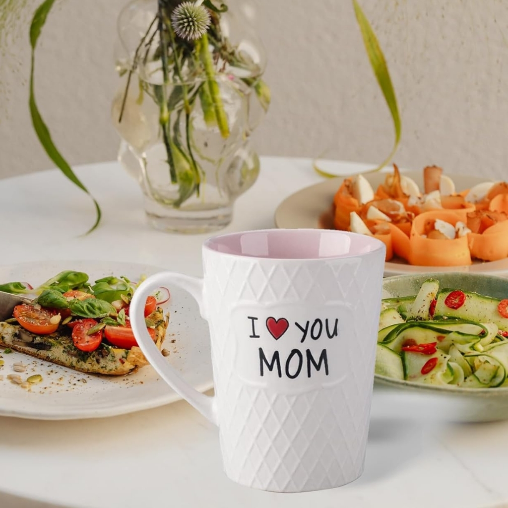 I Love You Mom Coffee and Tea Mug 