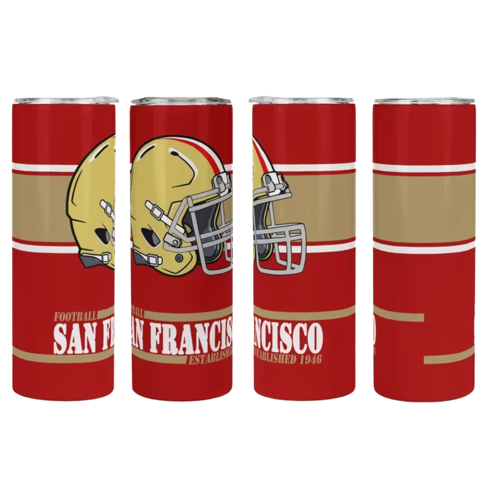 San Francisco 49ers Football Insulated Tumbler