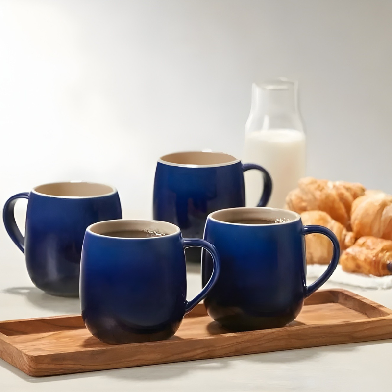 Pack Of 4 13Oz Heritage Mug Set