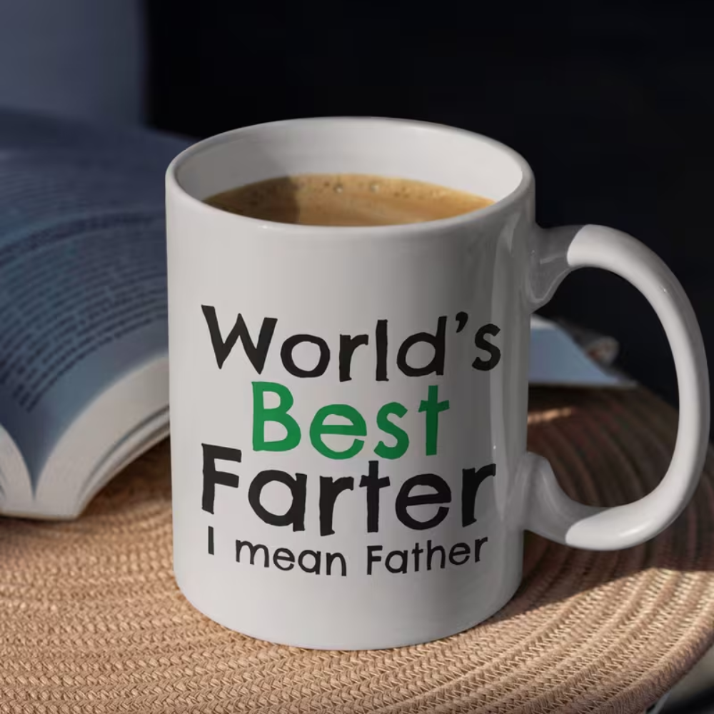 Ceramic Funny Coffee Mug for Dad Humorous Themed Drinkware 1pc