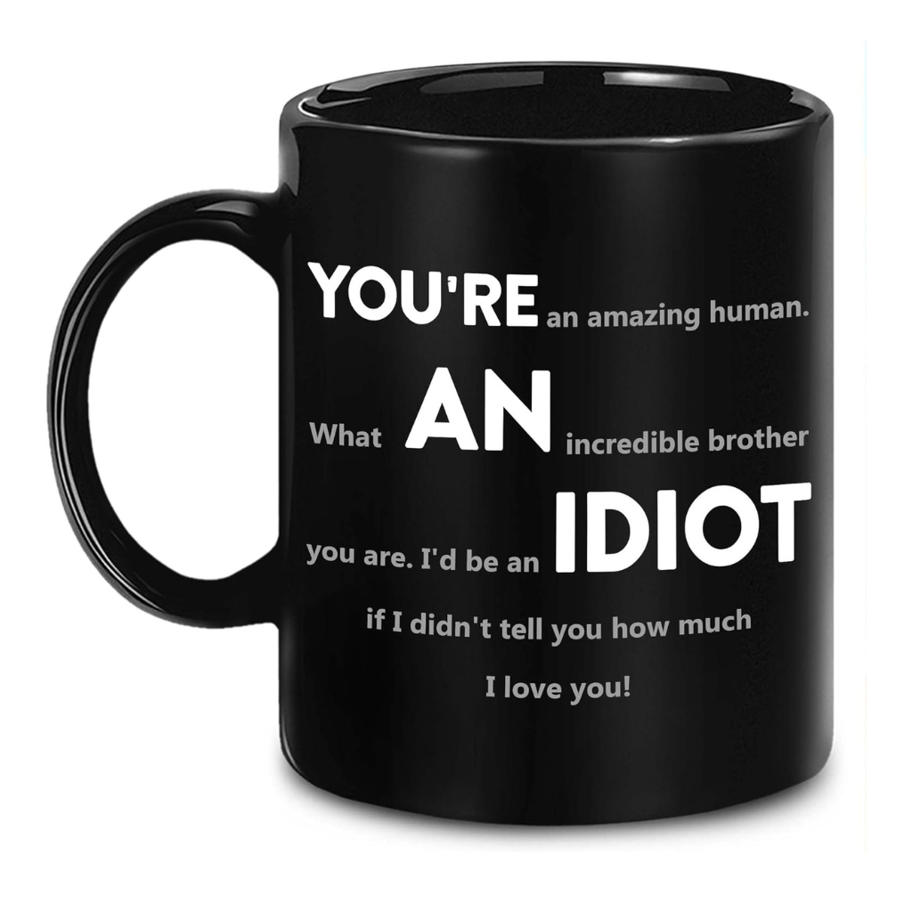 Customized Christmas Mug For Brother