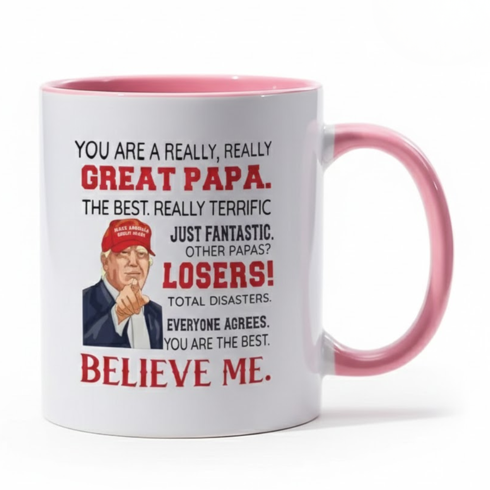 11 oz Ceramic Funny Papa Coffee Mug Office Drinkware 1pc