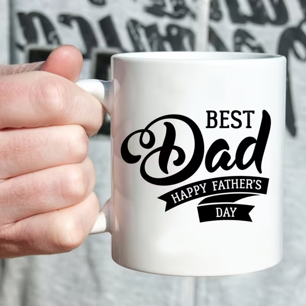 11 oz Ceramic Best Dad Ever Coffee Mug Drinkware