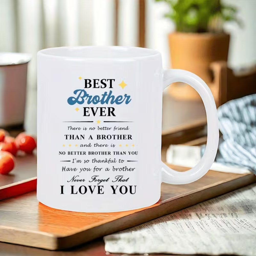 Best Brother Ever Insulated Ceramic Coffee Mug 