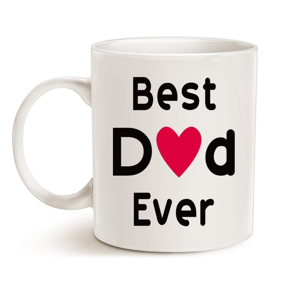 11 oz Ceramic Best Dad Ever Coffee Mug Drinkware