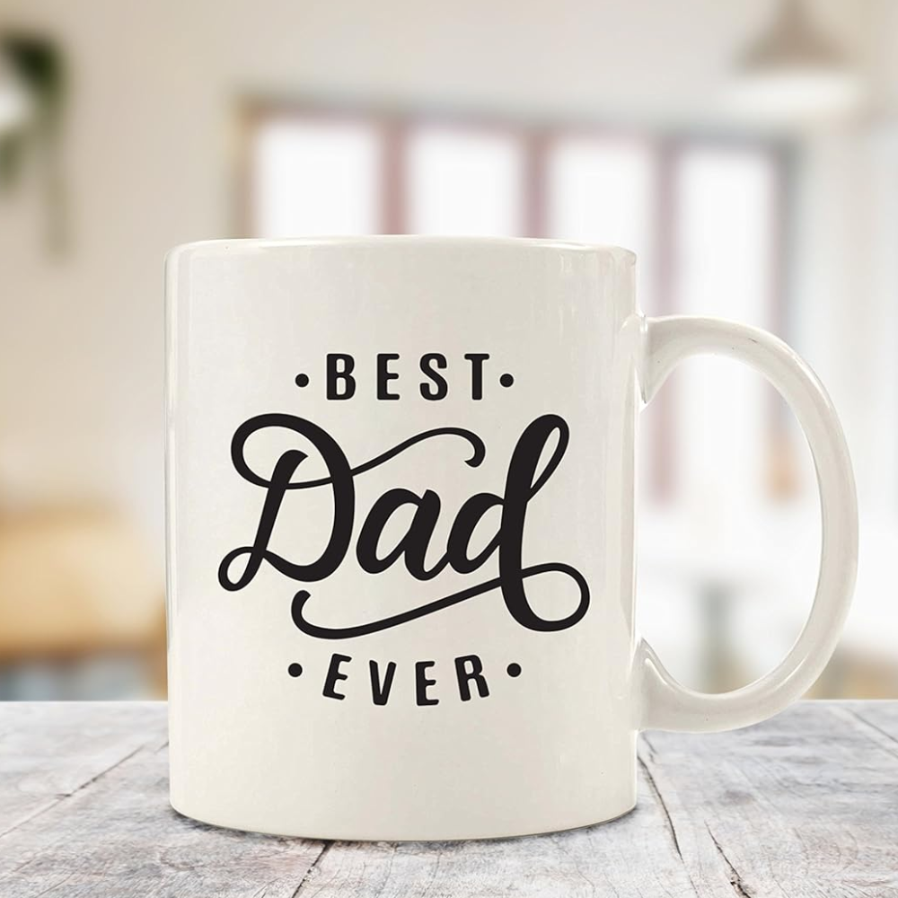 Ceramic Best Dad Ever Coffee Mug Novelty Drinkware