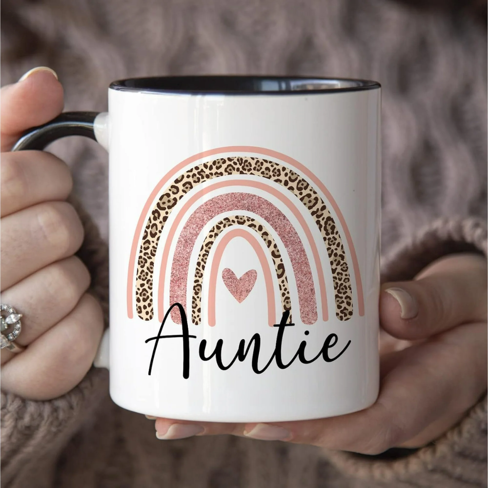Designs Auntie Mug, 11 Ounces, Aunt Coffee Mug from Niece and Nephew