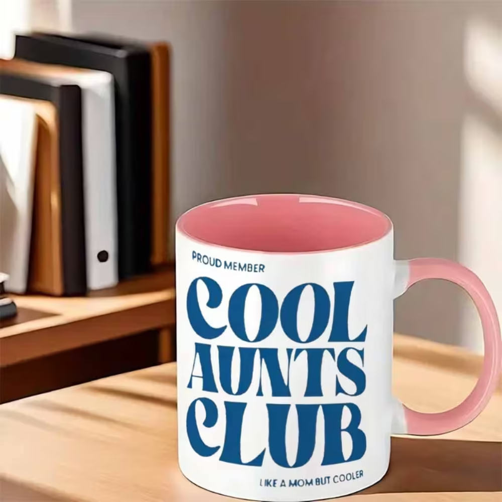 11 oz Ceramic Cool Aunt Coffee Mug Fun Drinkware 1pc