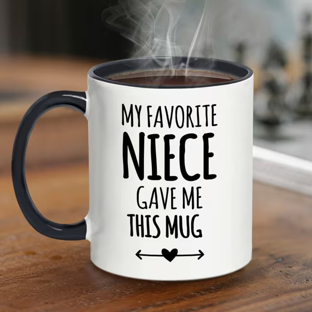 11 oz Ceramic Coffee Mug for Aunt or Uncle Gift Drinkware 1pc